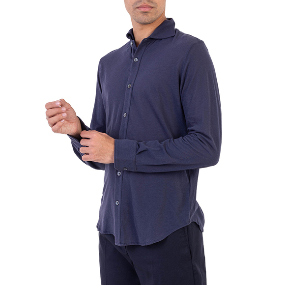 Eleventy Shirt Men size S Dark Blue - Picture 2 of 5